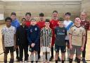 The budding futsal stars welcomed a visit from Ollie Desborough, an U19s England International Futsal player