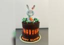 The hospitality team at Cherry Trees in Alcester won the Easter Cake competition for the North Division