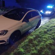 The driver of this vehicle was arrested after failing a roadside drugs test