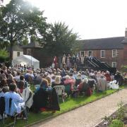 Crowds at last year's performance of a Midsummer Night's Dream