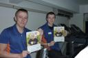 FITNESS DAY: From left David Vanes, gym manager, and Kieran Fox, gym instructor.