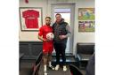 Alex Cameron was voted Redditch United man of the match by SJL Insurance Services