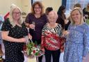 Cllr Debbie Chance, Juliet Barker Smith, Pat Witherspoon and Sharon Harvey at the International Women's Day celebration.