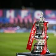 A general view of the FA Cup trophy.