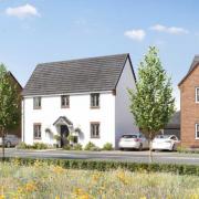 An artist's impression of what the new homes could look like.
