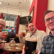 Ed Byrne made a surprise stop at The Black Tap