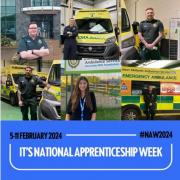 West Midlands Ambulance Service marking National Apprenticeship Week