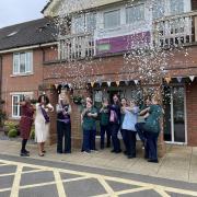 A care home is celebrating after embracing technology