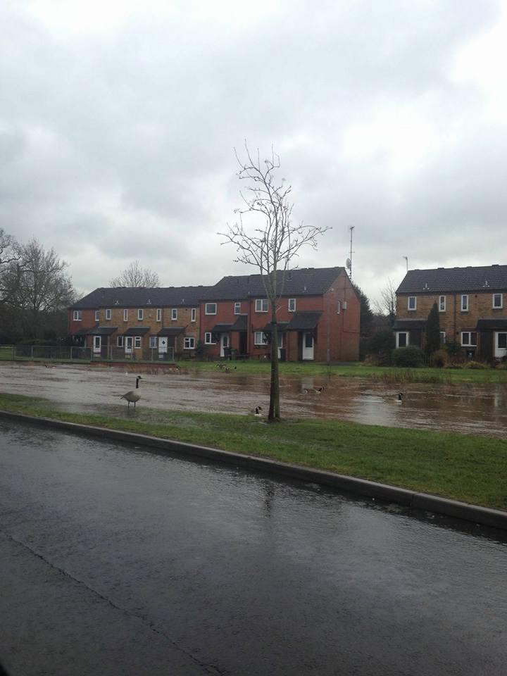 Readers' pictures of flooding in Redditch during heavy rain on March 9 2016