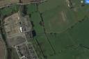 An aerial view of the land south of Astwood Lane. Image: Google Maps.