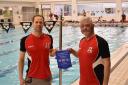 Paul Wilkes - (Left) and Jon Fletcher - Head Coach (Right). Picture: Redditch Swimming Club