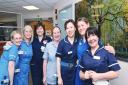Staff at the Garden Suite Chemotherapy Unit at the Alexandra Hospital. Photo: Worcestershire Acute Hospitals NHS Trust