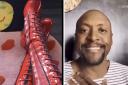 Matt Henry MBE (right) sent a video message to the cast of the upcoming Kinky Boots production in Redditch.