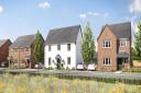 An artist's impression of what the new homes could look like.