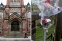 York Magistrates' Court and floral tributes by the River Derwent in Malton. Image: Newsquest