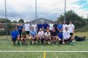Local staff from Stepnell raised £440 at charity football match for Kemp Hospice