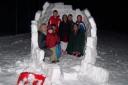 Glover Street residents’ snow shelter
