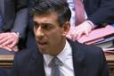 Chancellor of the Exchequer Rishi Sunak delivering his Spring Statement in the House of Commons. Photo: PA.