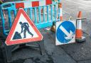 Road closure in Studley