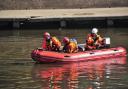 VITAL: West Mercia Search and Rescue Team on the River Severn in Worcester.