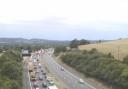 Traffic queuing on the M42. Image - Highways England