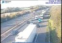 Major congestion on the M5 between junctions seven and eight heading southbound.