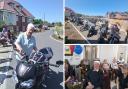 John Fletcher was surprised by more than 100 bikers on his birthday.