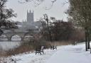 Temperatures in Worcestershire reached -9.7c according to the Met Office