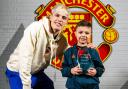 Manchester United super fan Anderson Pollard got the chance to meet Alejandro Garnacho