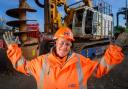 Natalie Smith is the first female rig driver