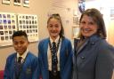 MP Rachel Maclean with Birchensale Middle School pupils