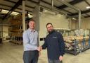 Ben Truslove, joint MD of John Truslove, with Joe Phillips, owner of Metres Direct
