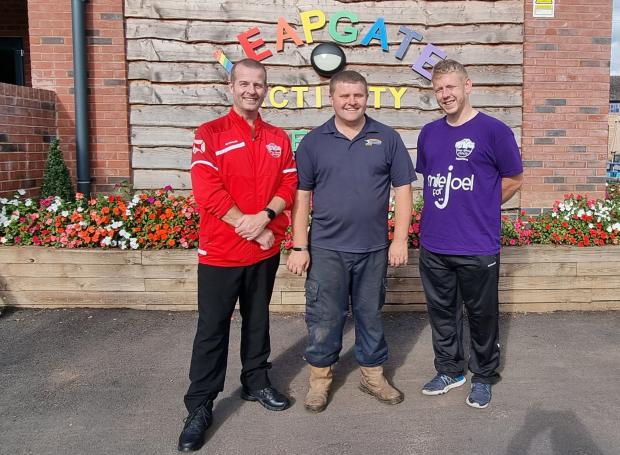 Redditch promoter Justin Thomas (left) at the Lipget Activity Center 