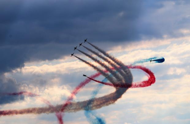 Redditch Advertiser: Red Arrows. Image/ Vic Seager.