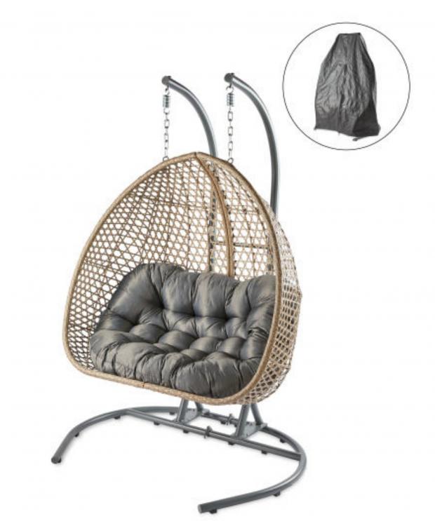 Redditch Advertiser: Large Hanging Egg Chair with Cover. (Aldi)