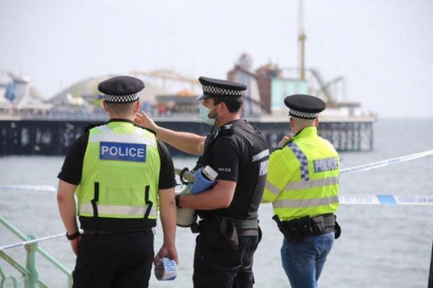 Police patrol near Brighton pier amid antisocial behaviour