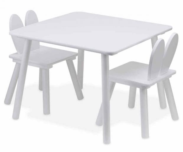 Redditch Advertiser: Kids’ Wooden Table and Chairs Set (Aldi)