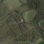 Alne Wood Natural Burial Ground, Spernal Lane, Great Alne. Image/ Google Maps