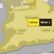 A yellow warning is in place for for the Midlands. Image: Met Office.