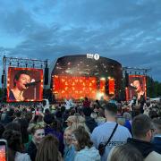 Harry Styles performing at BBC Radio 1's Big Weekend