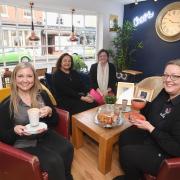 From left to right;  Louise Hanks from The Lounge @ 26, Marie Stephenson from Coventry and Warwickshire Chamber of Commerce, Hayley Lineker from Warwickshire County Council and Elizabeth French from The Lounge @ 26.