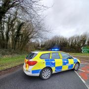 Road closed after crash in Redditch
