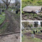 Mourners are angry over the treatment of the Abbey Cemetery