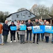 Redditch Conservatives canvassing and campaigning for the upcoming election.