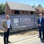 Eden Homes' Andy Cutler and Ian Parker from John Truslove.