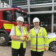West Mercia Police Chief Constable Pippa Mills and HWFRS Chief Fire Officer Jon Pryce