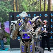 Titan the Robot delighted crowds on Saturday (November 18)