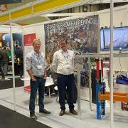 Rack Collapse Prevention company founder Craig Attwell (left) and sales executive Martin Lawson (right)