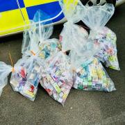 Illegal tobacco and vapes were seized