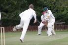 Runs galore: Astwood Bank captain Steve Adshead in action on Saturday. Picture: CRAIG ROSS